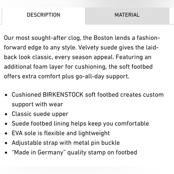 NWT Authentic Birkenstock Boston Soft Footbed Suede Leather in Black - Picture 12 of 16